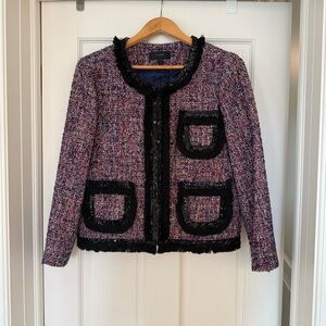 JCrew Tweed Lady Jacket with Sparkly Trim